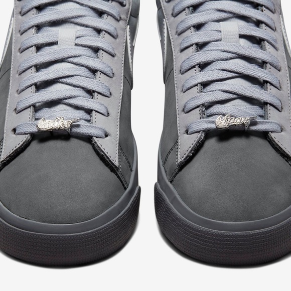 Nike SB Zoom Blazer Low GT QS Fort Percent Against Rights DN3754 001 - Picture 5 of 10